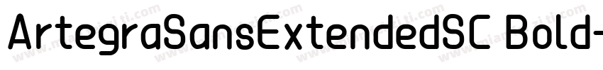ArtegraSansExtendedSC Bold字体转换